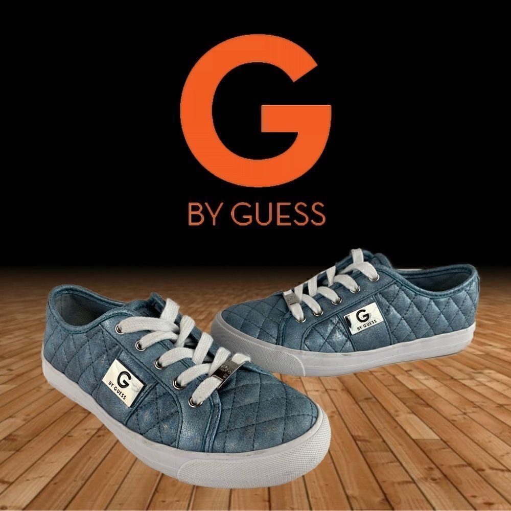G by guess baby blue lace up shoes